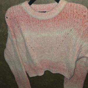 Wild Fable Pink Ombre Fuzzy Sweater